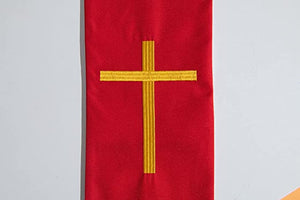 UN Ministry Clergy Stole Reversible with Embroidered Logo